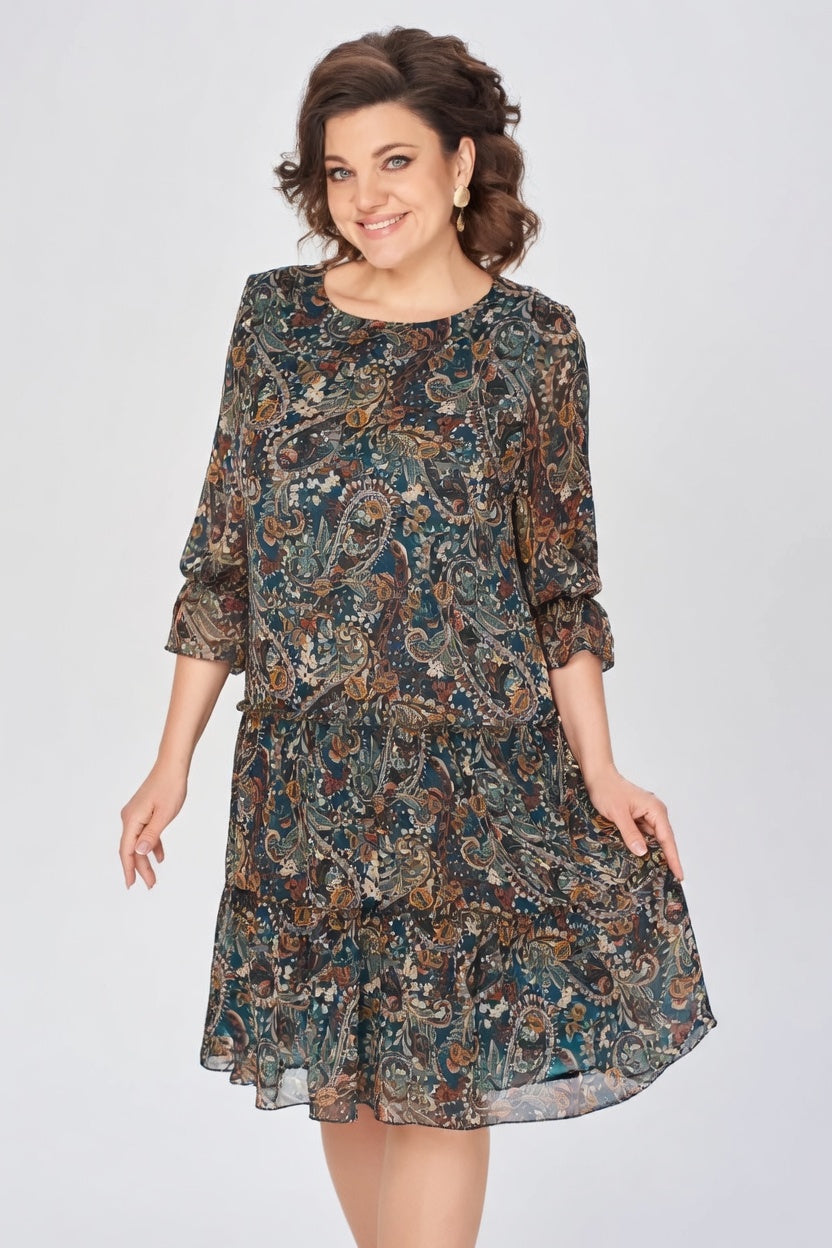 Oriane™ — Elegant blomsterkjole i tidløs stil