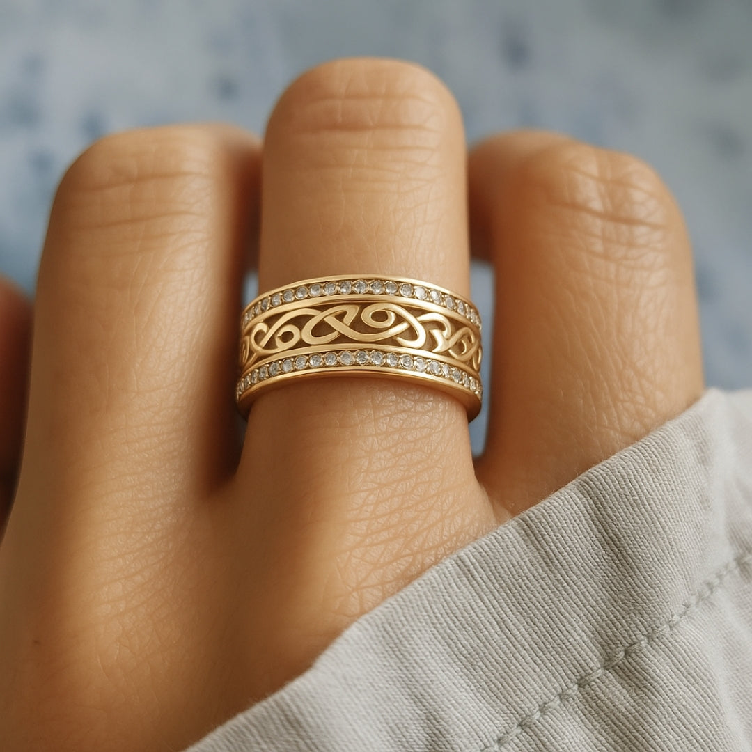 Guldring “Luce Vuota”