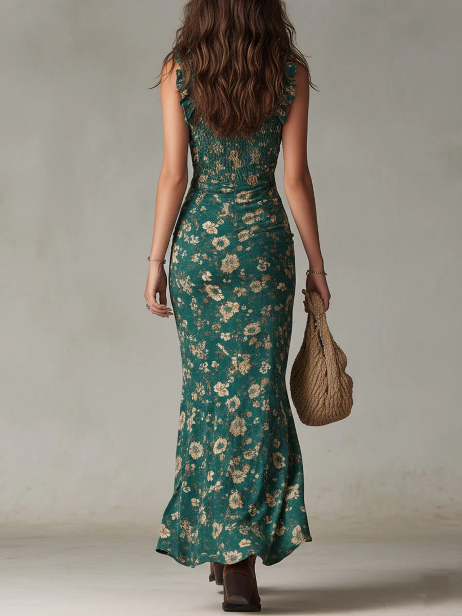 Zara | Retro Boho Maxikjole