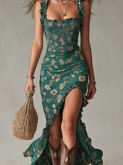 Zara | Retro Boho Maxikjole
