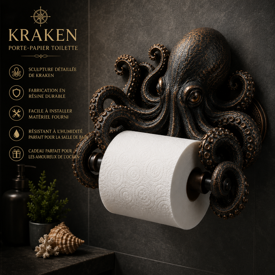 Océania™ — Væghængt toiletpapirholder med havinspireret design