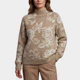 Beige blomsterblonde