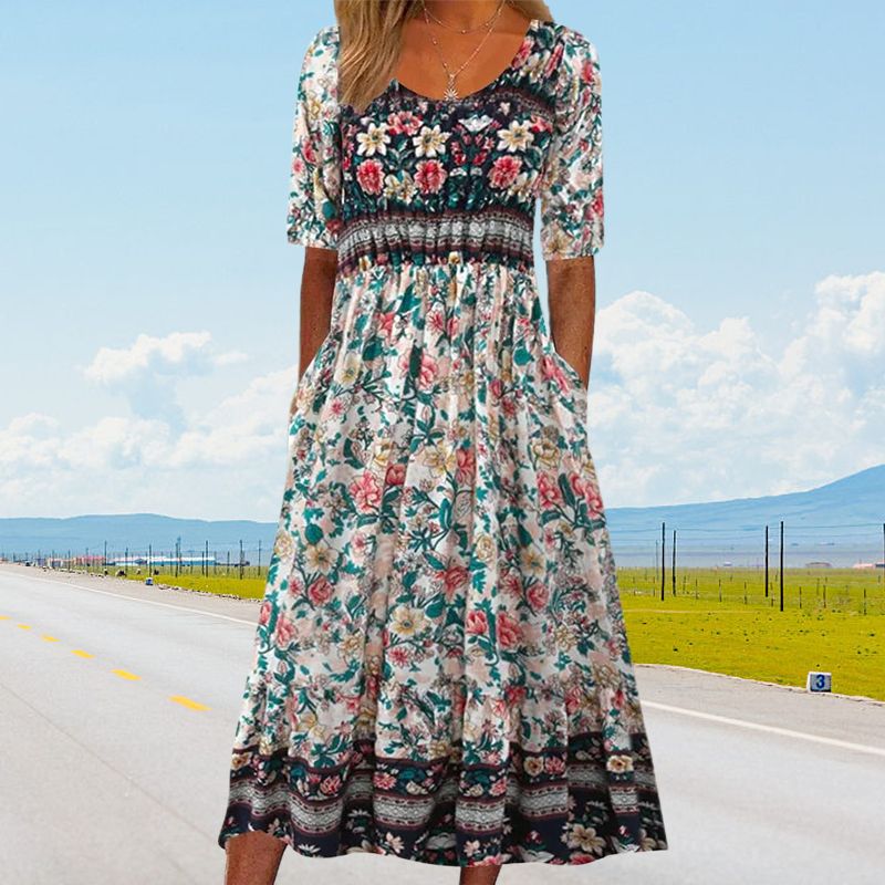Julie™ — Elegant og behagelig bohemekjole