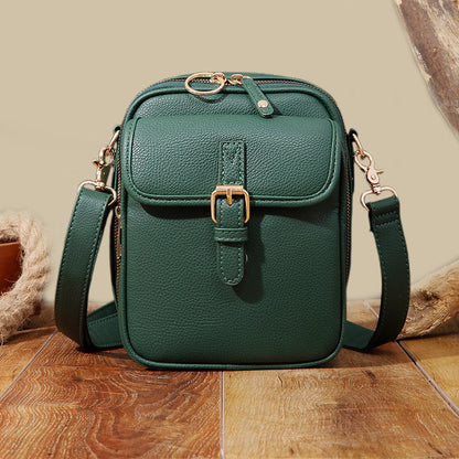 Camille™ — Rummelig elegant vintage messengertaske